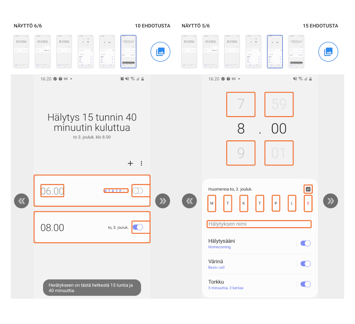 kuvaruutukaappaus Google Accessibility Checker ohjelmasta